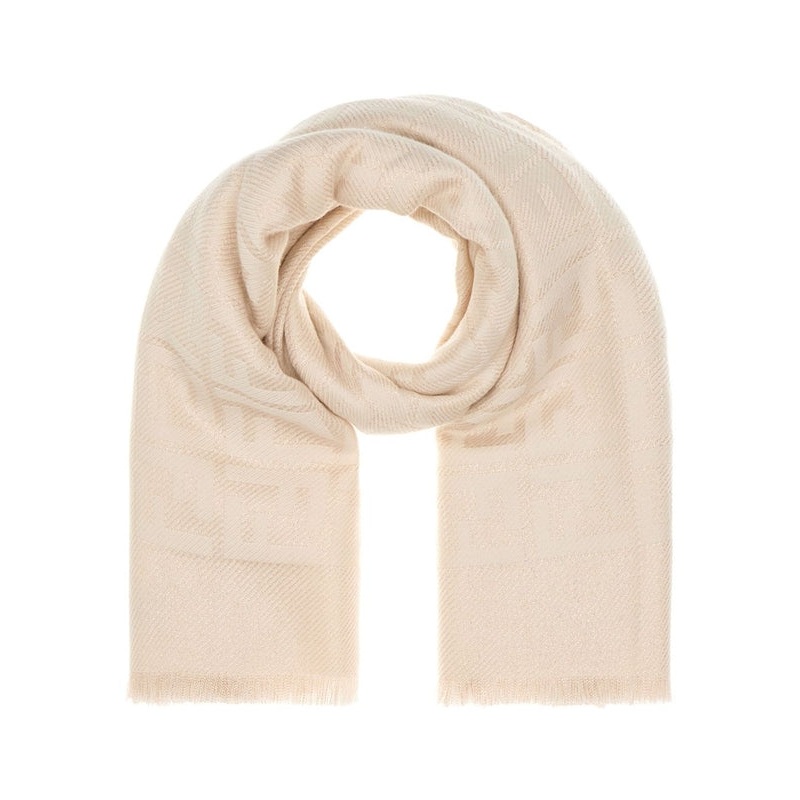 FF Logo Pattern Silk Muffler|OS