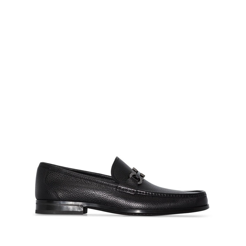 Gancini Detail Leather Loafer|6|7|6.5