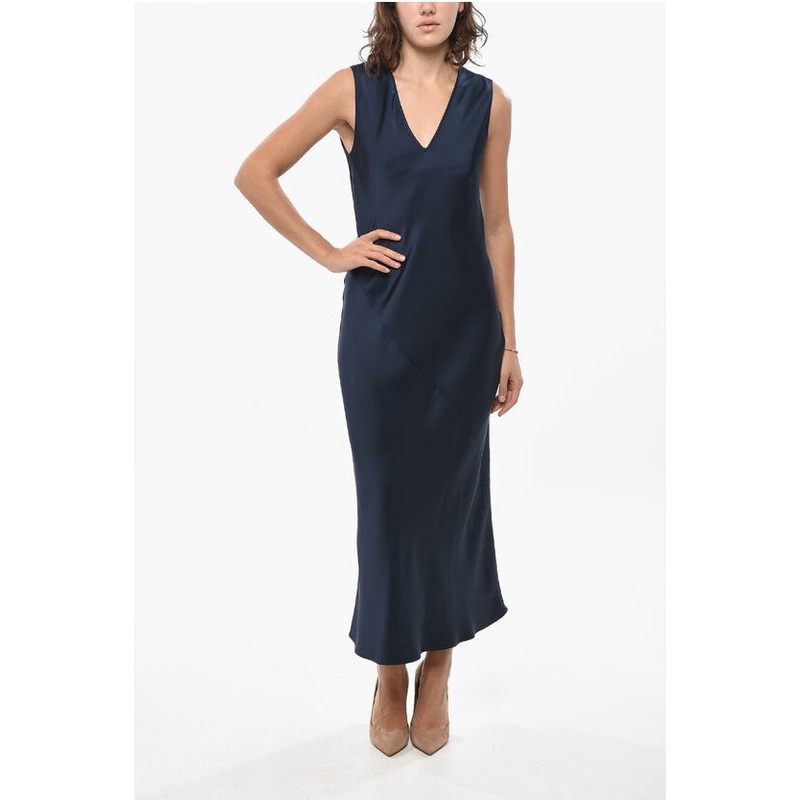 Max Mara Navy Long Dress|IT 42