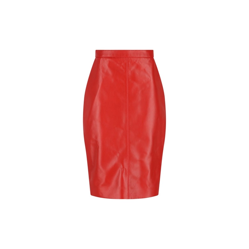 Saint Laurent Red Skirts|FR 40