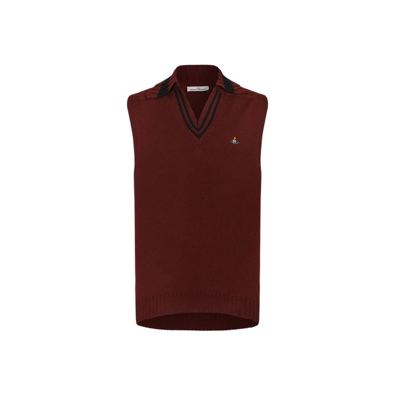 Vivienne Westwood Burgundy Polo Shirts