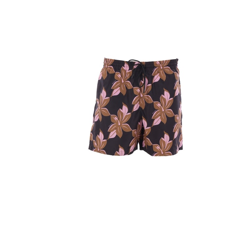 Flower Pattern Swim Shorts|48|50