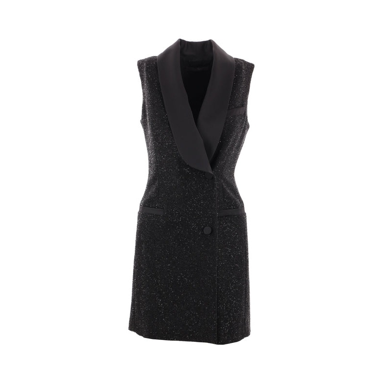 Sequin Detail Sleeveless Dress