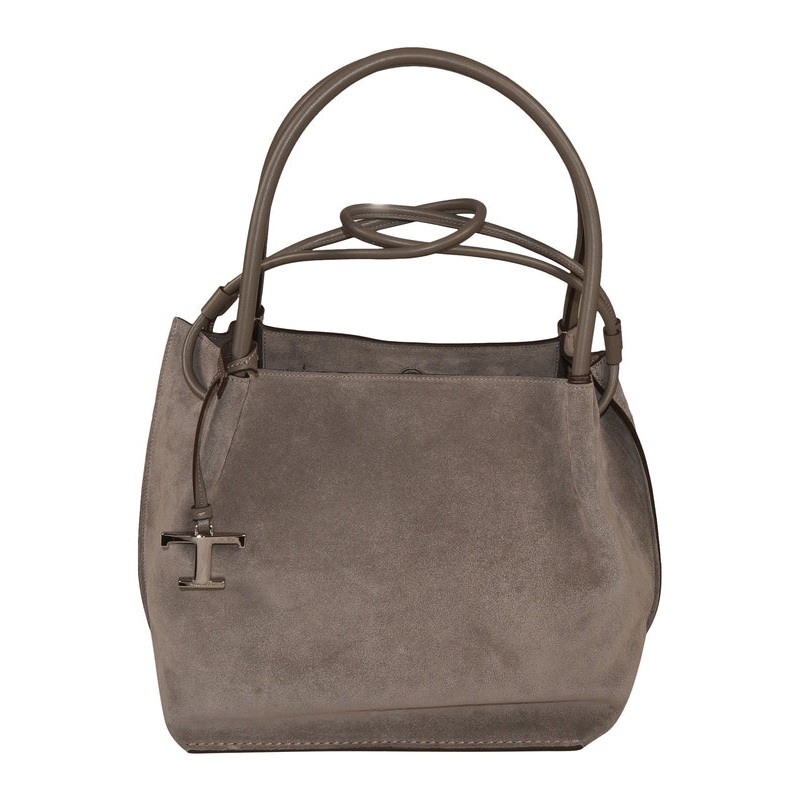 Tod’S Grey Tote Bags|OS