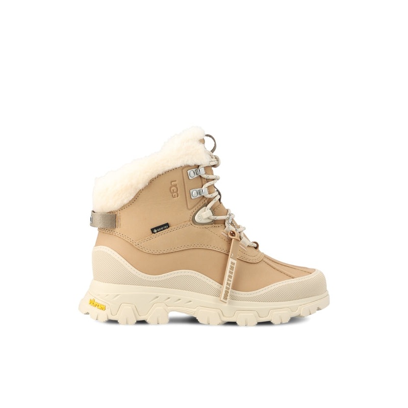 Ugg Beige Lace-Up Boots|36|37|38|41