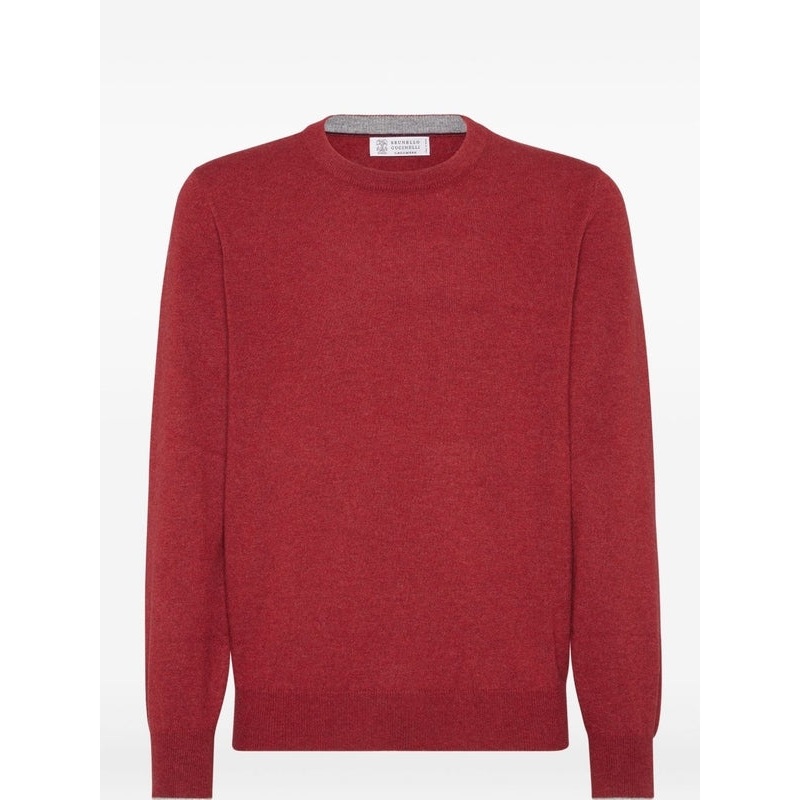 Brunello Cucinelli Red Knitted