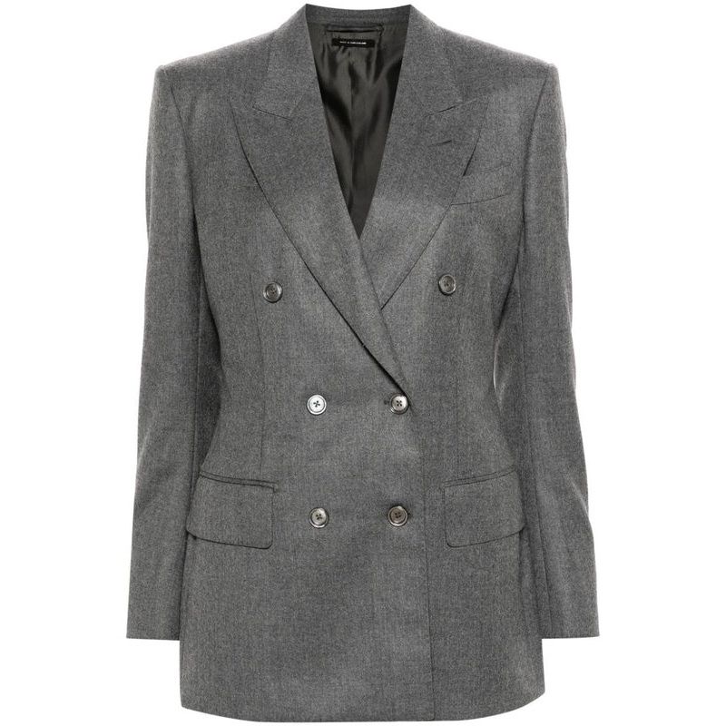 Double Breasted Wool Jacket|42