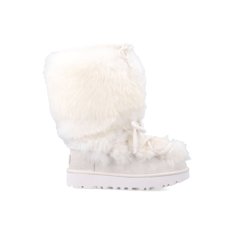 Ugg White Lace-Up Boots|US 5|US 7|US 8|US 9