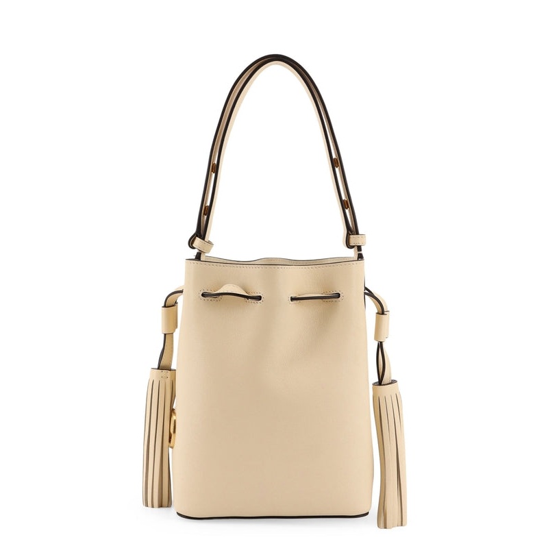 Valentino Beige Bucket Bags|OS