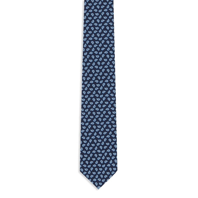 Paisley Pattern Silk Tie|OS