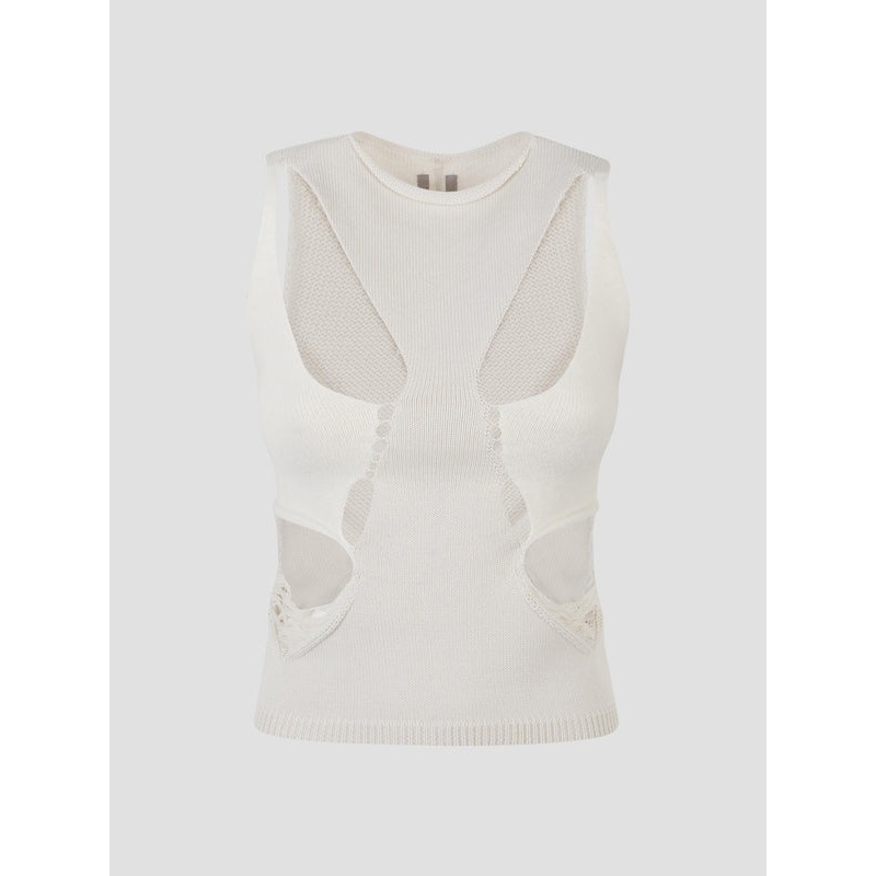 Rick Owens Ivory Sleeveless|L|M