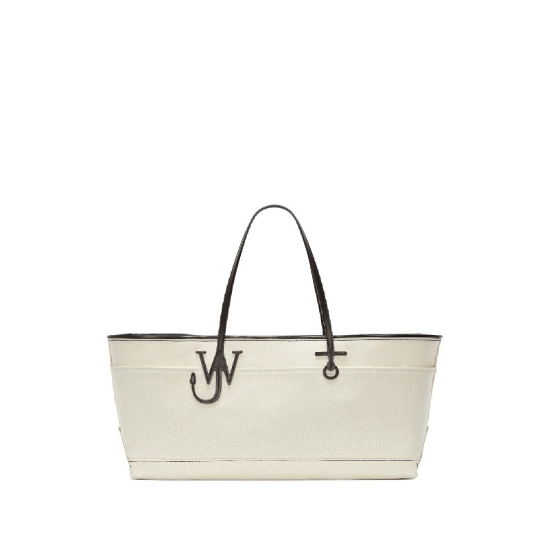 Stretch Anchor Logo Canvas Tote Bag