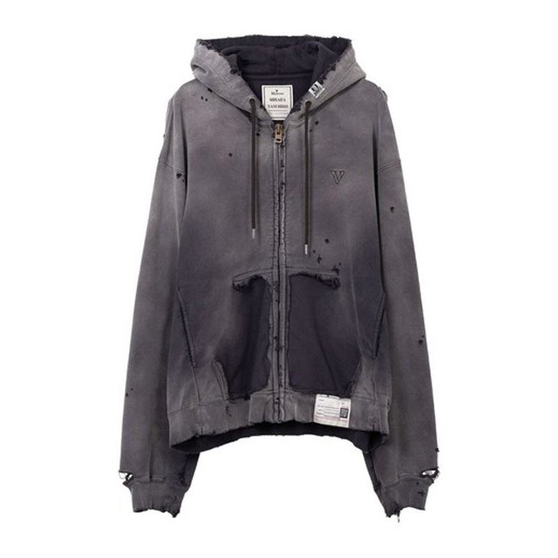 Maison Mihara Yasuhiro Grey Hoodies