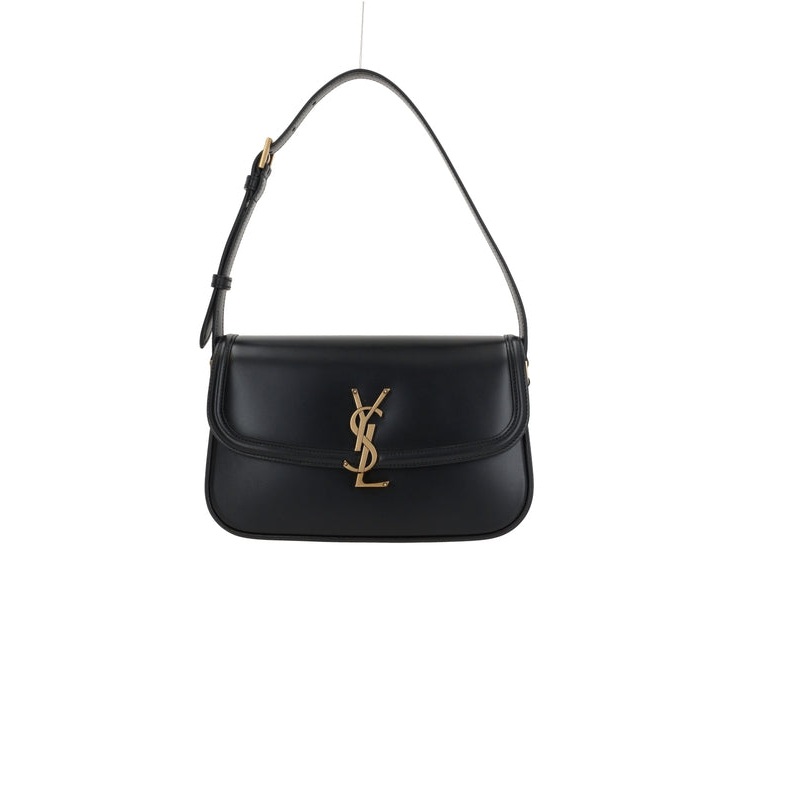 Solferino Leather Medium Shoulder Bag