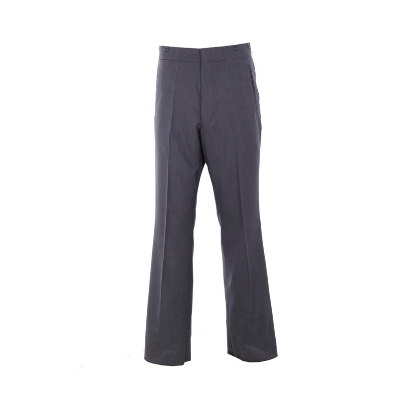 Straight Wool Silk Pants|48|50