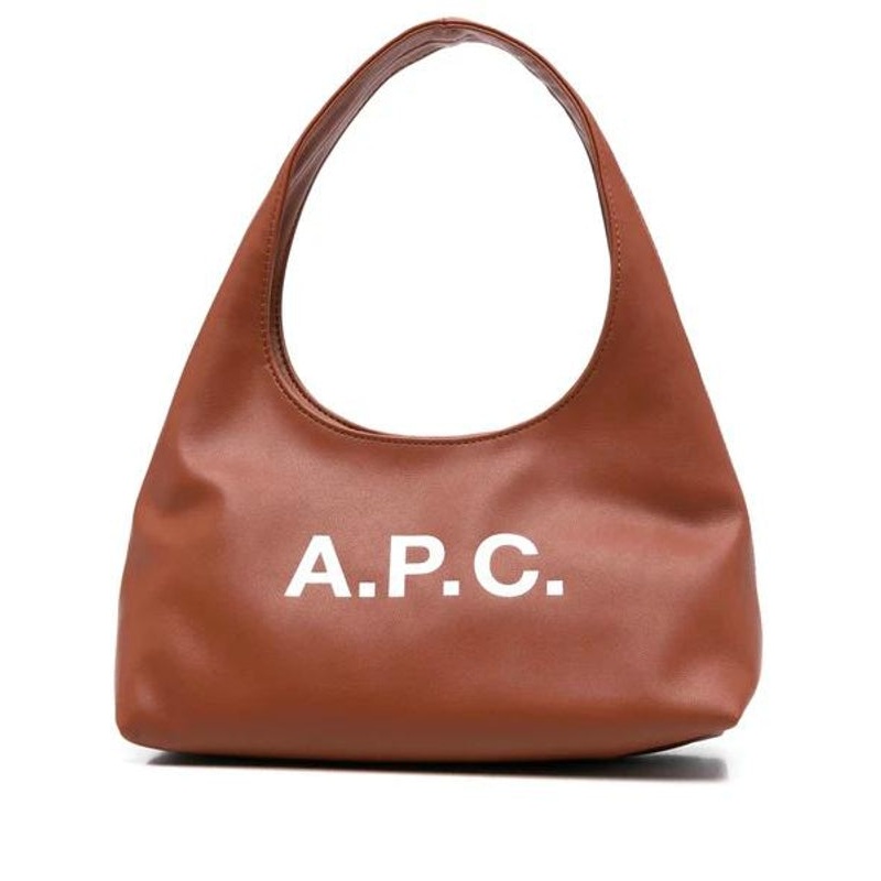 A.P.C. Brown Tote Bags|OS