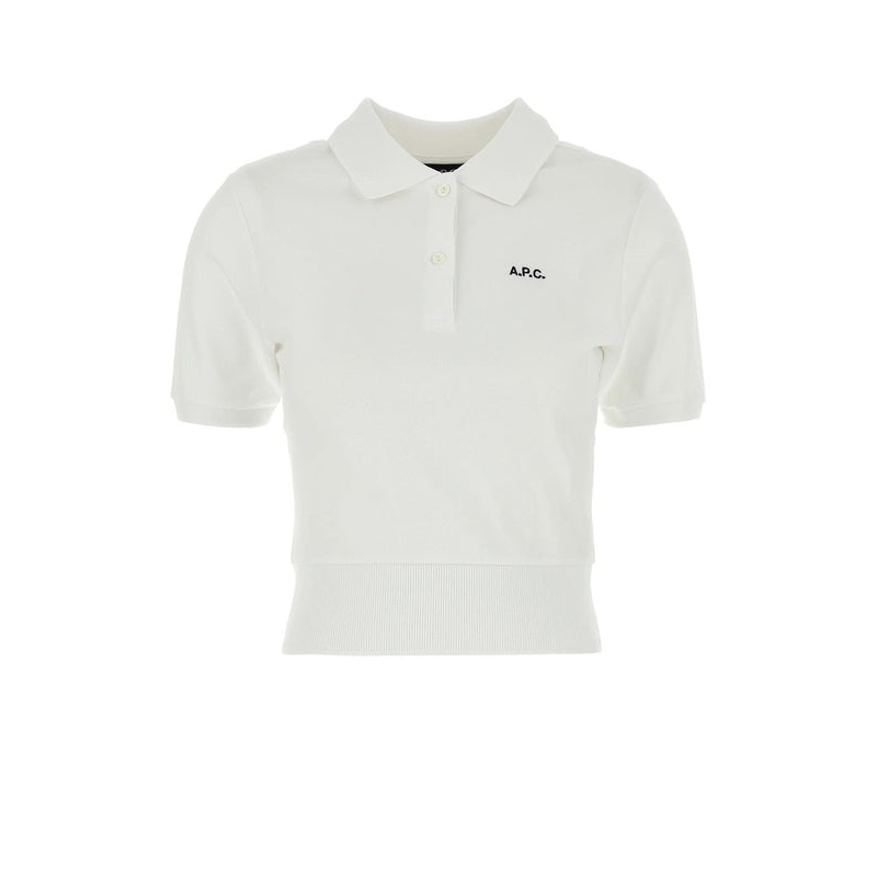 A.P.C. White Polo Shirts|L|M|S
