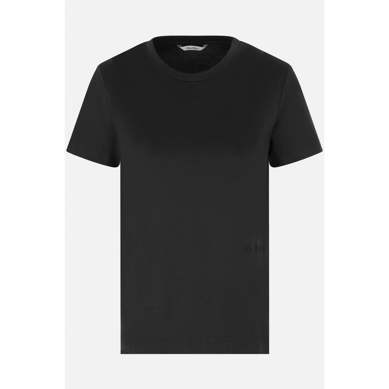 Logo Embroidered Cotton T-Shirt