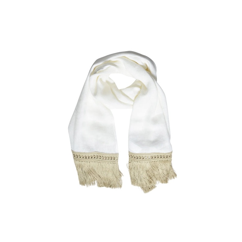 Max Mara Ivory Other Fabric Mufflers