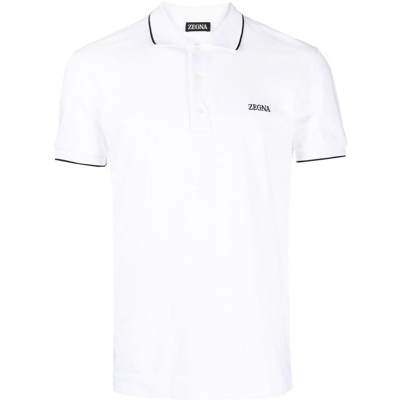Logo Embroidery Cotton Short Sleeve Polo Shirt