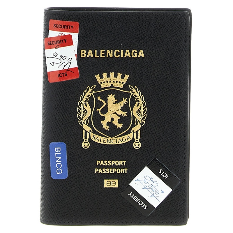 Logo Printing Leather Passport Wallet