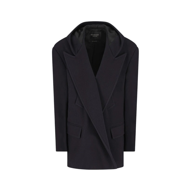 Wool Hooded Coat|IT 48|IT 50