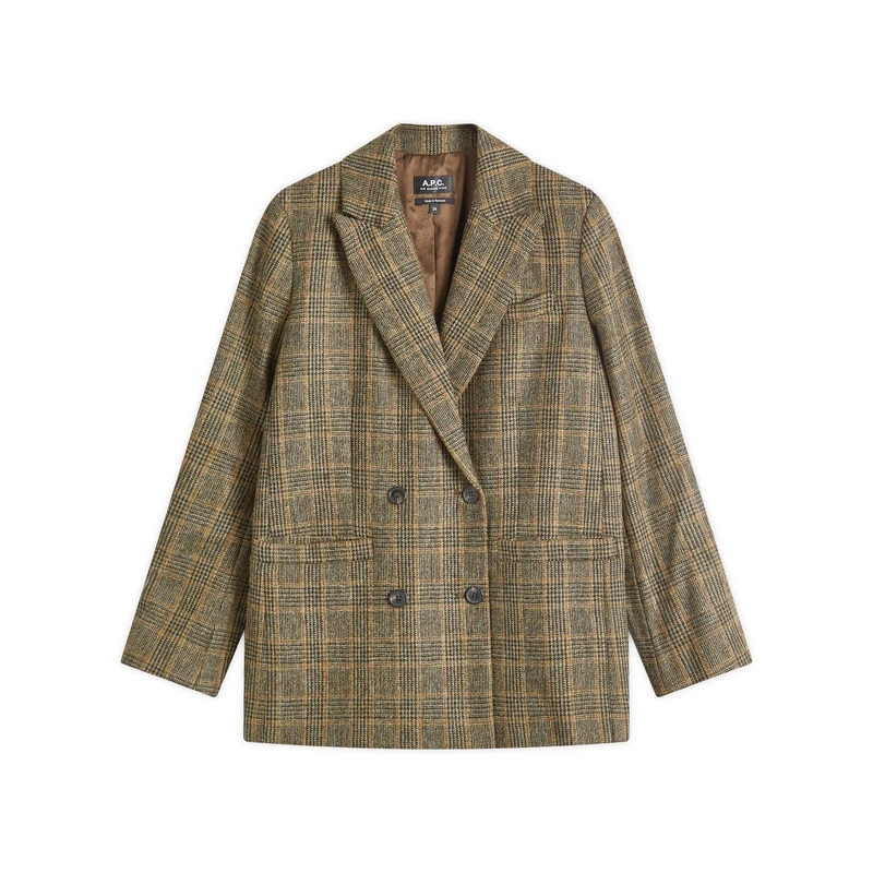 A.P.C. Checked Tailored Jackets
