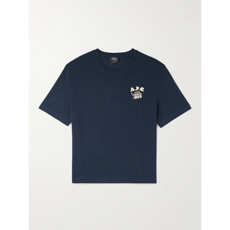 A.P.C. Navy Half Sleeve|L|M|XL
