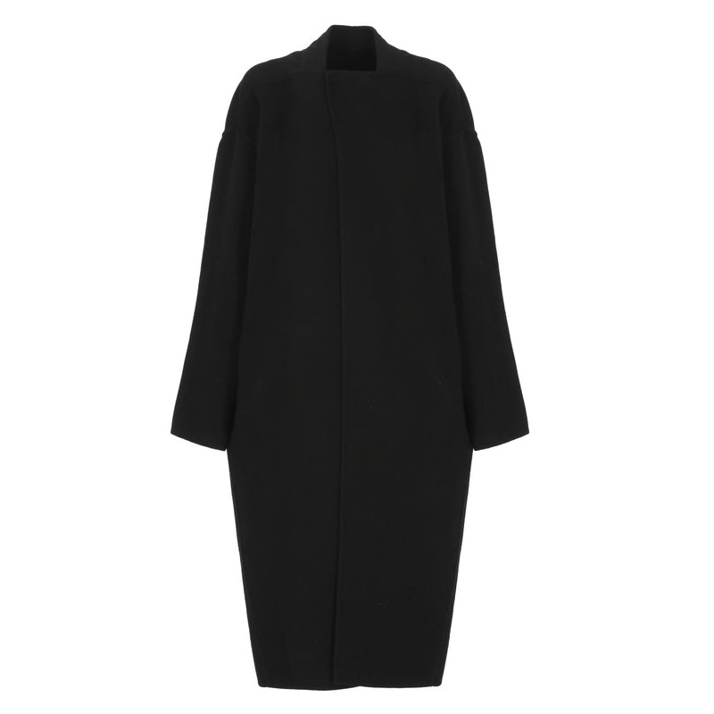 Rick Owens Black Coats|42