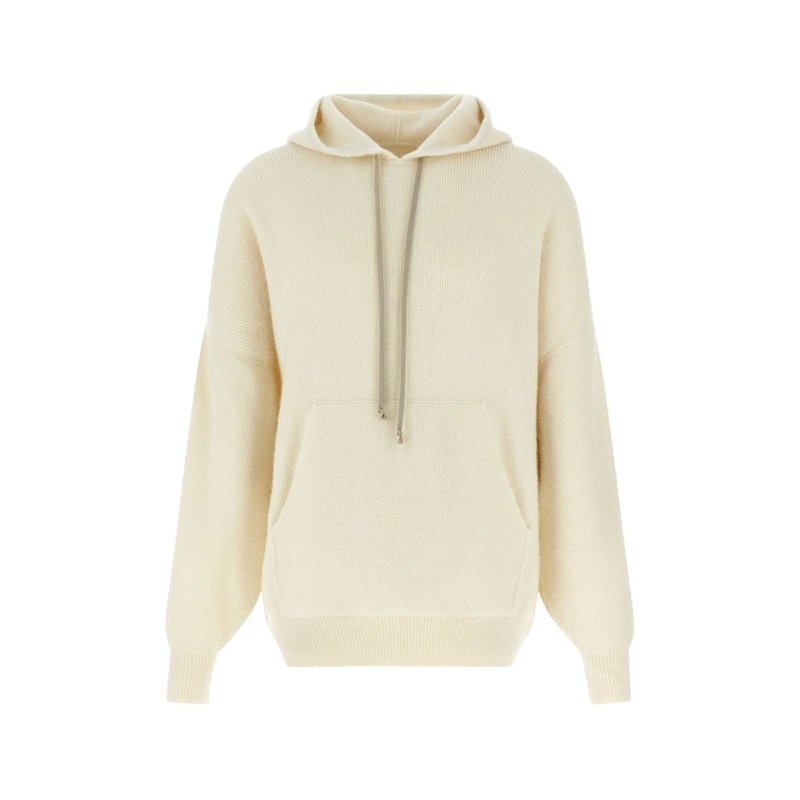 Rick Owens Ivory Hoodies|M