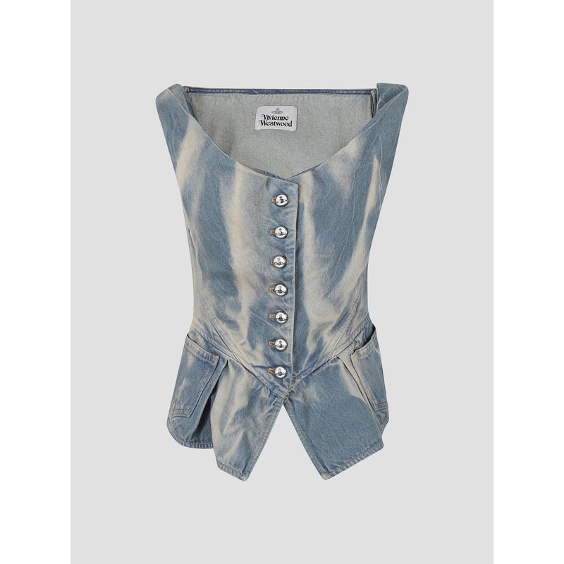 Vivienne Westwood Blue Vests|40|42