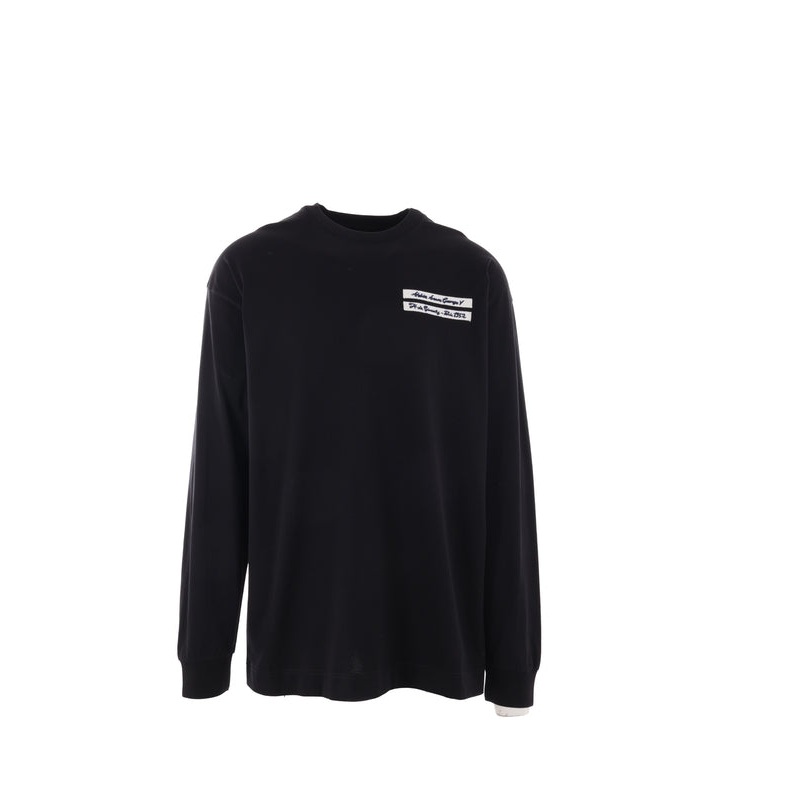 Embroidery Detail Cotton Long Sleeve T-shirt