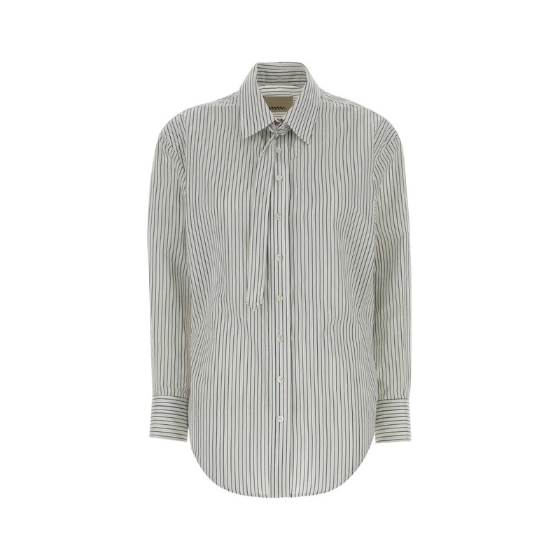 Isabel Marant Ivory Striped Shirts & Blouses