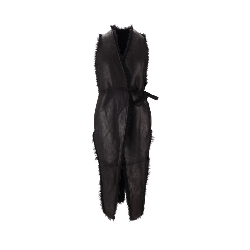 Rick Owens Black Fur & Shearling