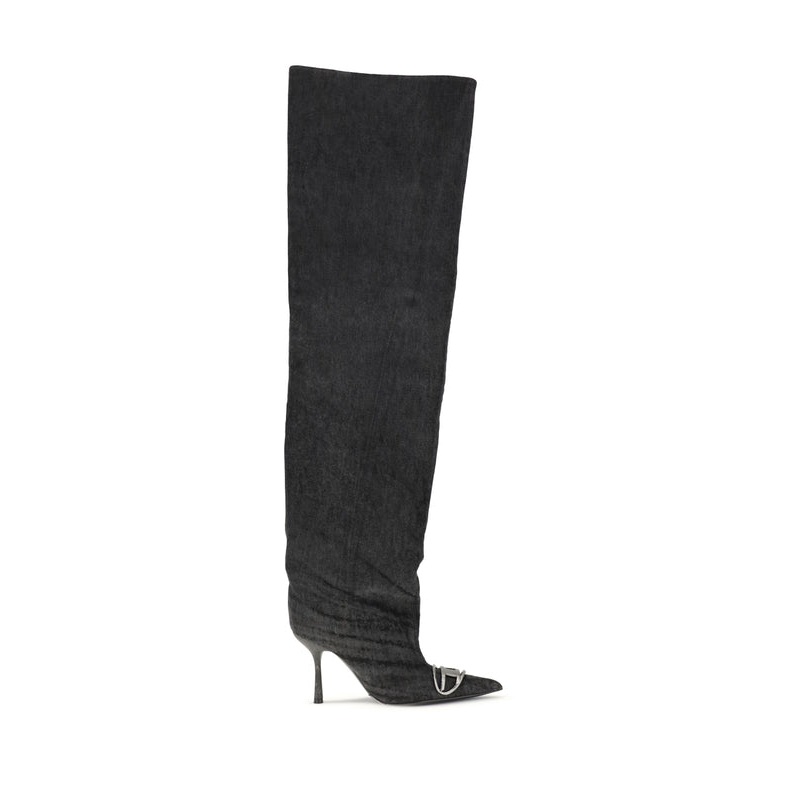 Diesel Black High Boots|IT 40|IT 38|IT 39