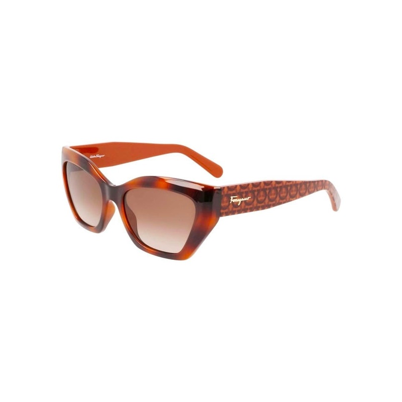 Ferragamo Brown Sunglasses|54/18/145