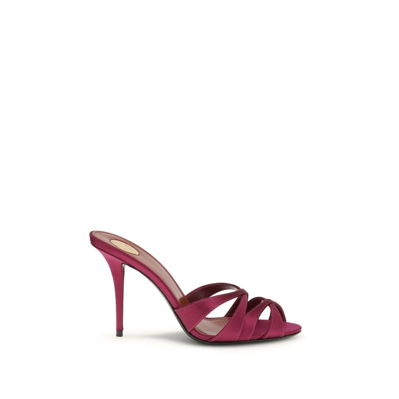 Saint Laurent Pink Sandal Heels