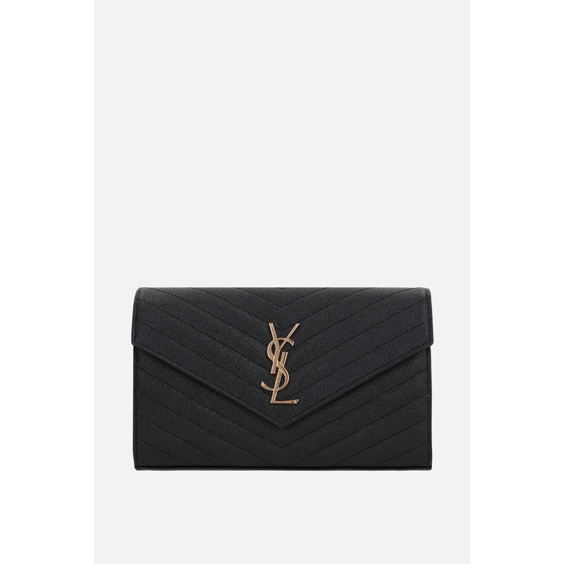 Woc Monogram Leather Shoulder Bag