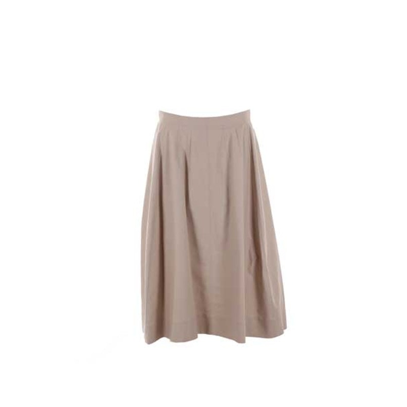 Cotton Midi Skirt|38