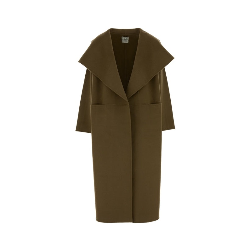 Toteme Green Coats|XS