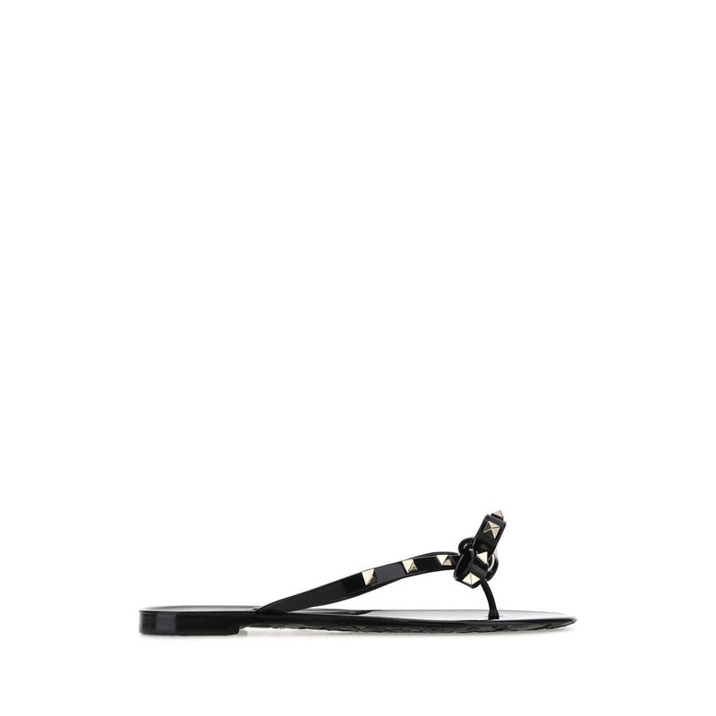 Valentino Black Flip Flops|IT 38