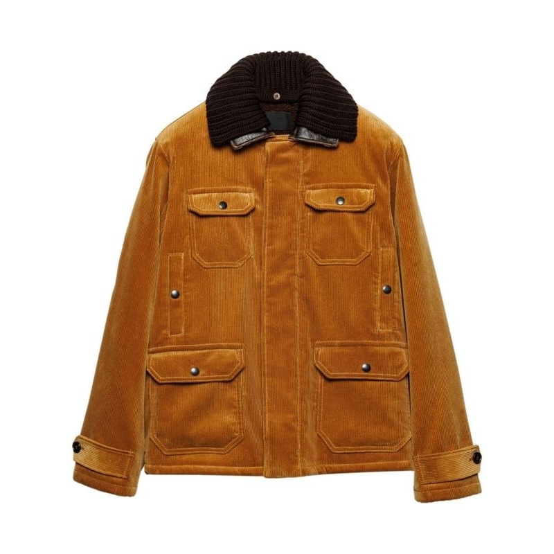 Triangle Logo Cotton Jacket|M