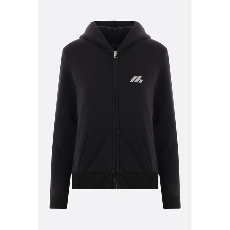 Activewear Logo Hooded Zip-Up|M|S