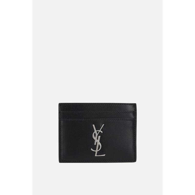 Cassandra Monogram Leather
  Card Wallet