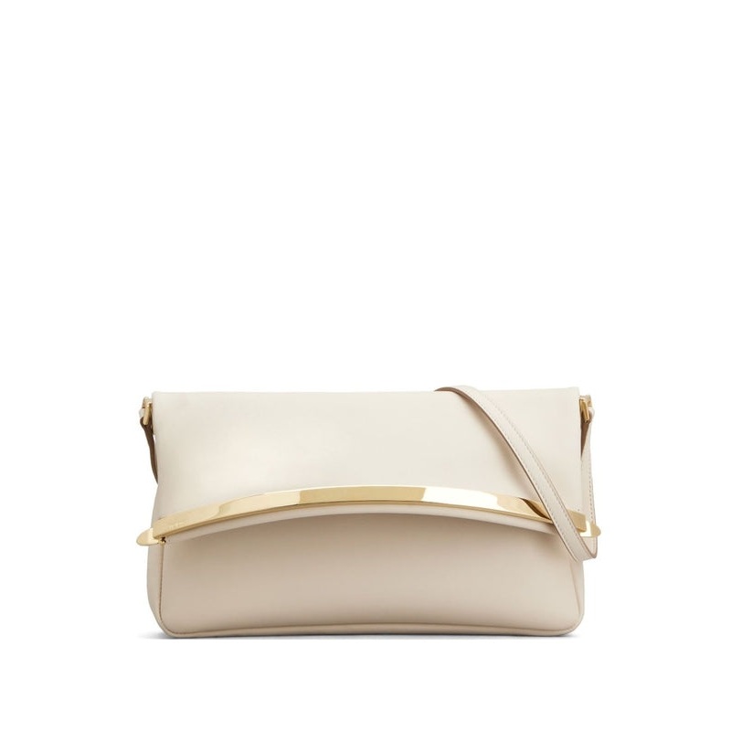 Flap Leather Shoulder Bag|OS