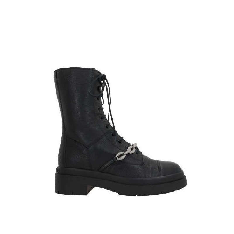 Nari Crystal Detail Lace-Up
  Boots