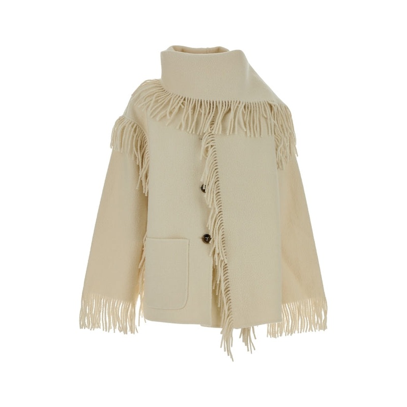 Toteme Ivory Jackets|IT 34