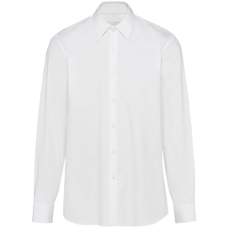 White
  Cotton Blend Shirt|42|43