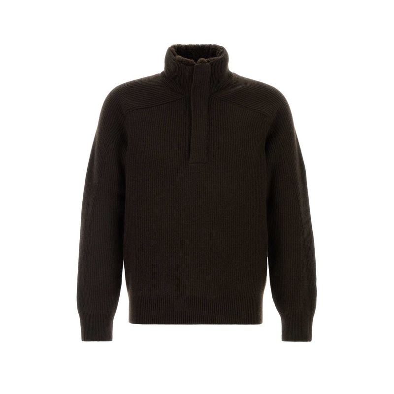 Z Zegna Brown Knitted|IT 48