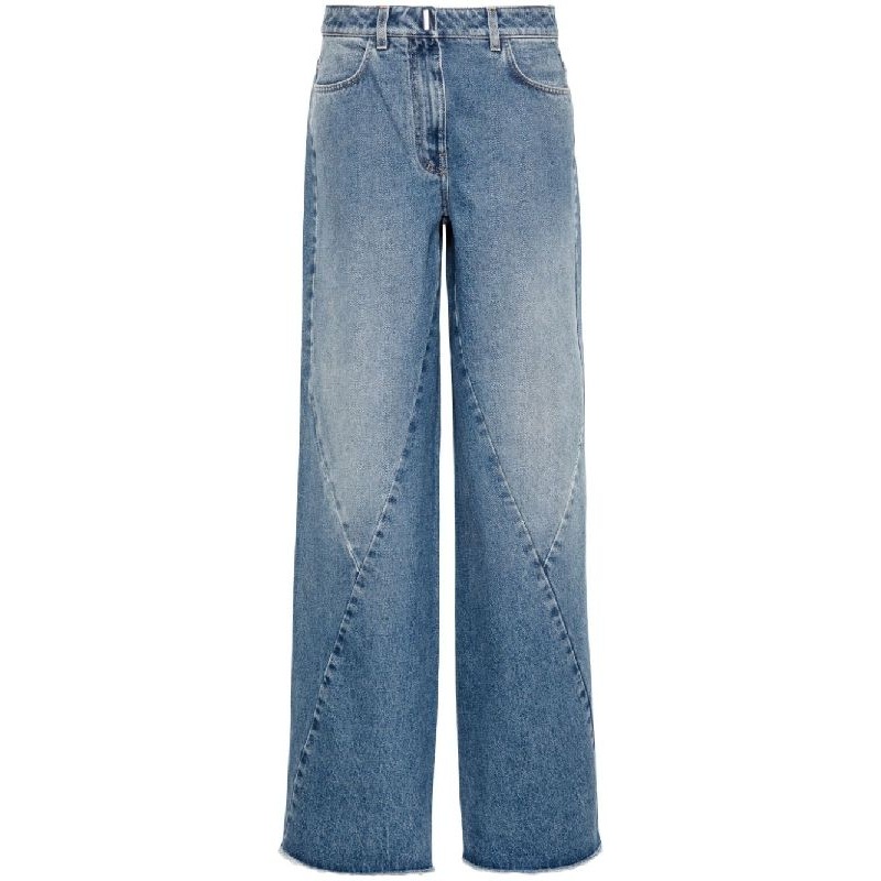 Oversize Stitch Denim Pants|26|27|28